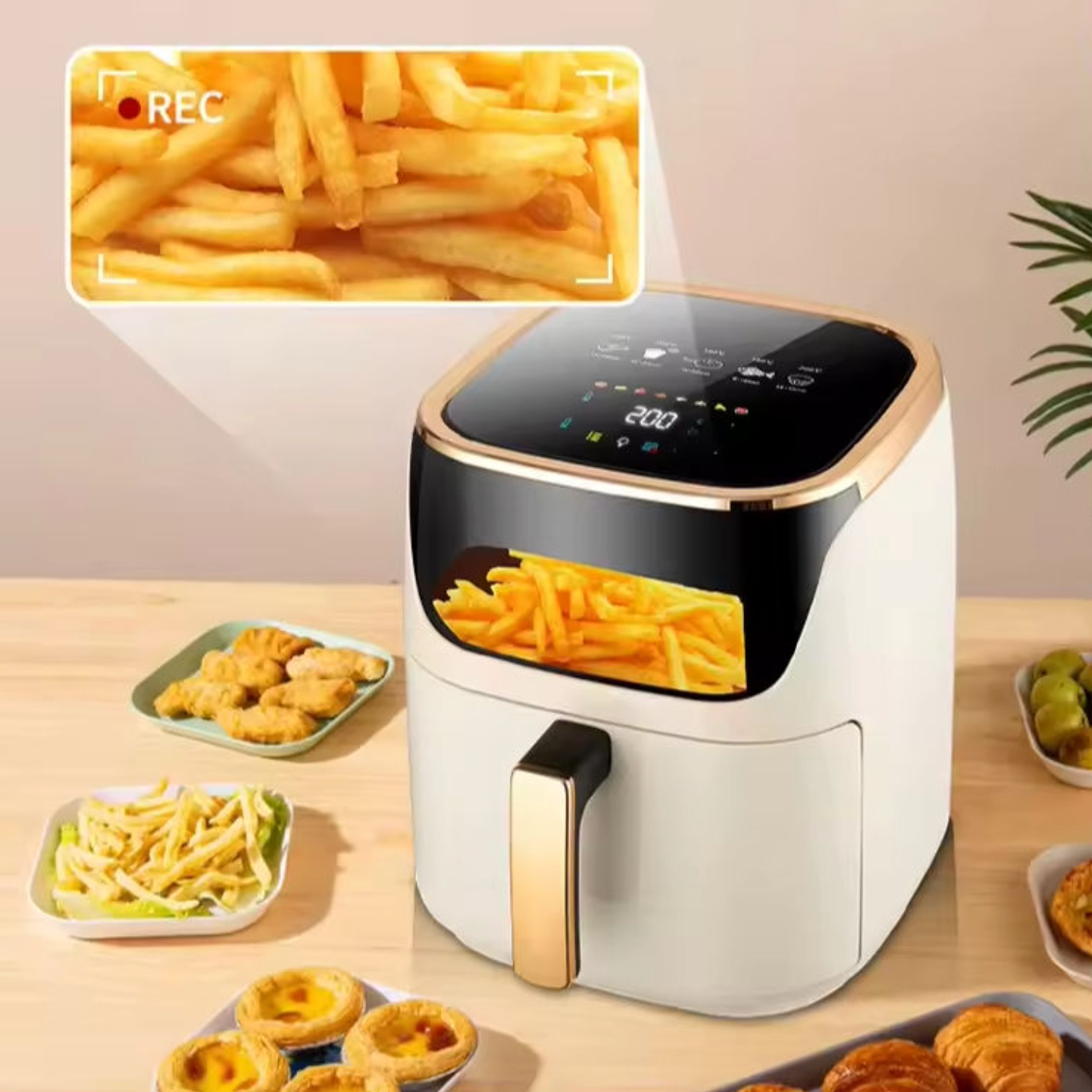 Intelligent Oil-Free Kitchen Fryer