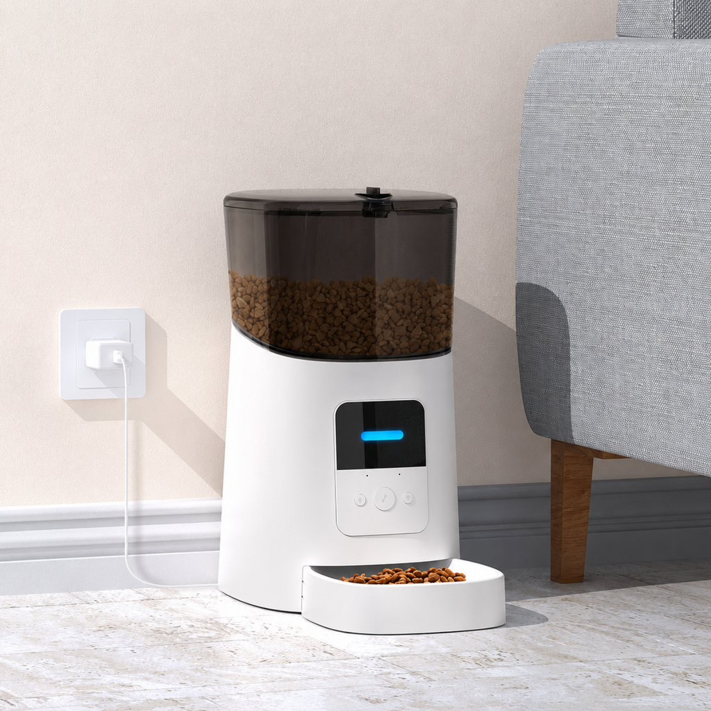 Remote-Controlled Cat & Dog Food Dispenser