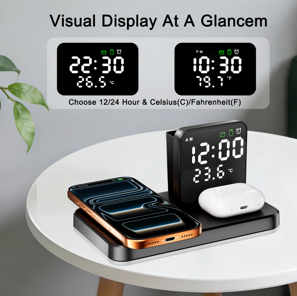 3-in-1 Magnetic Wireless Charging Station