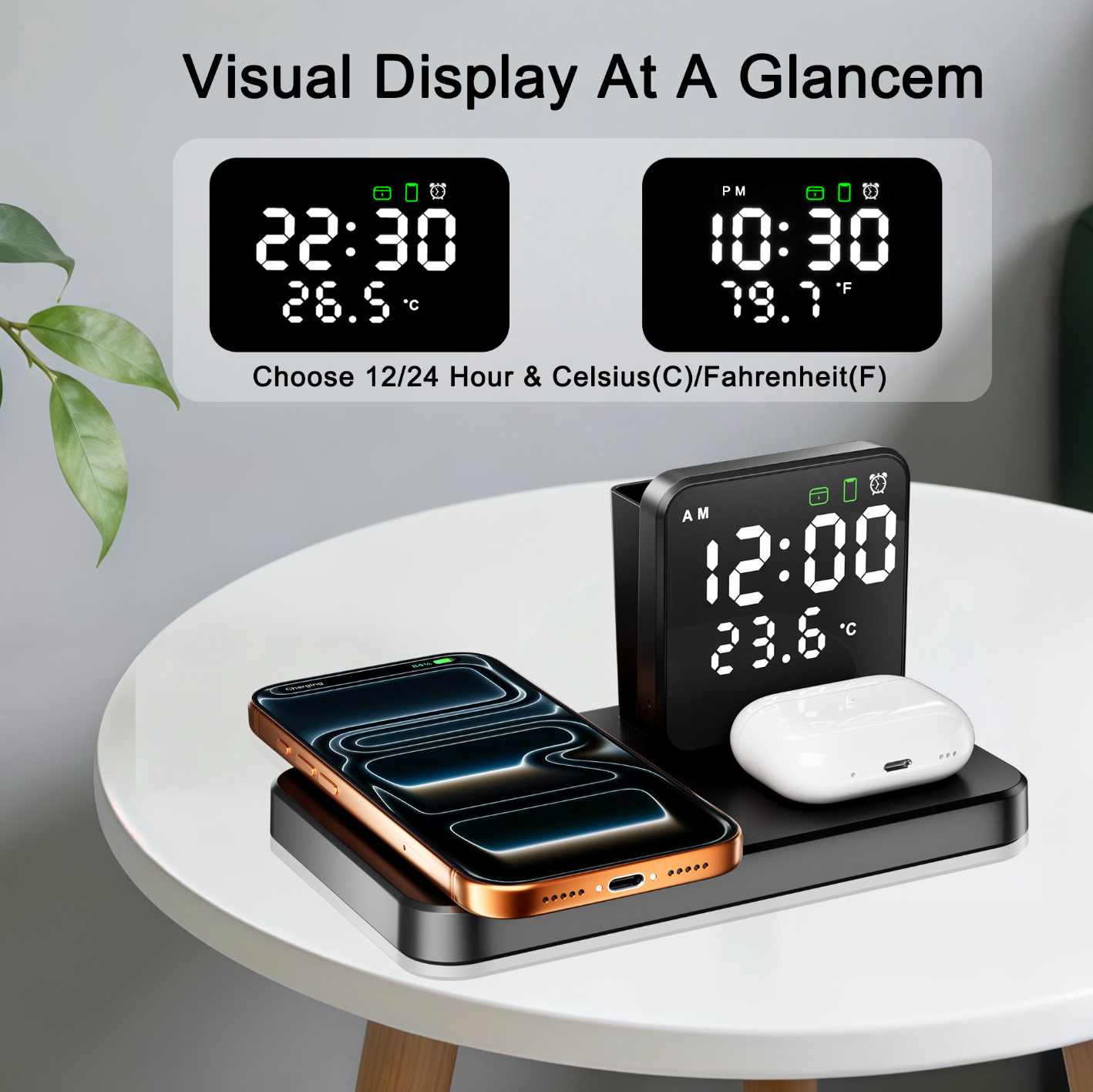 3-in-1 Magnetic Wireless Charging Station