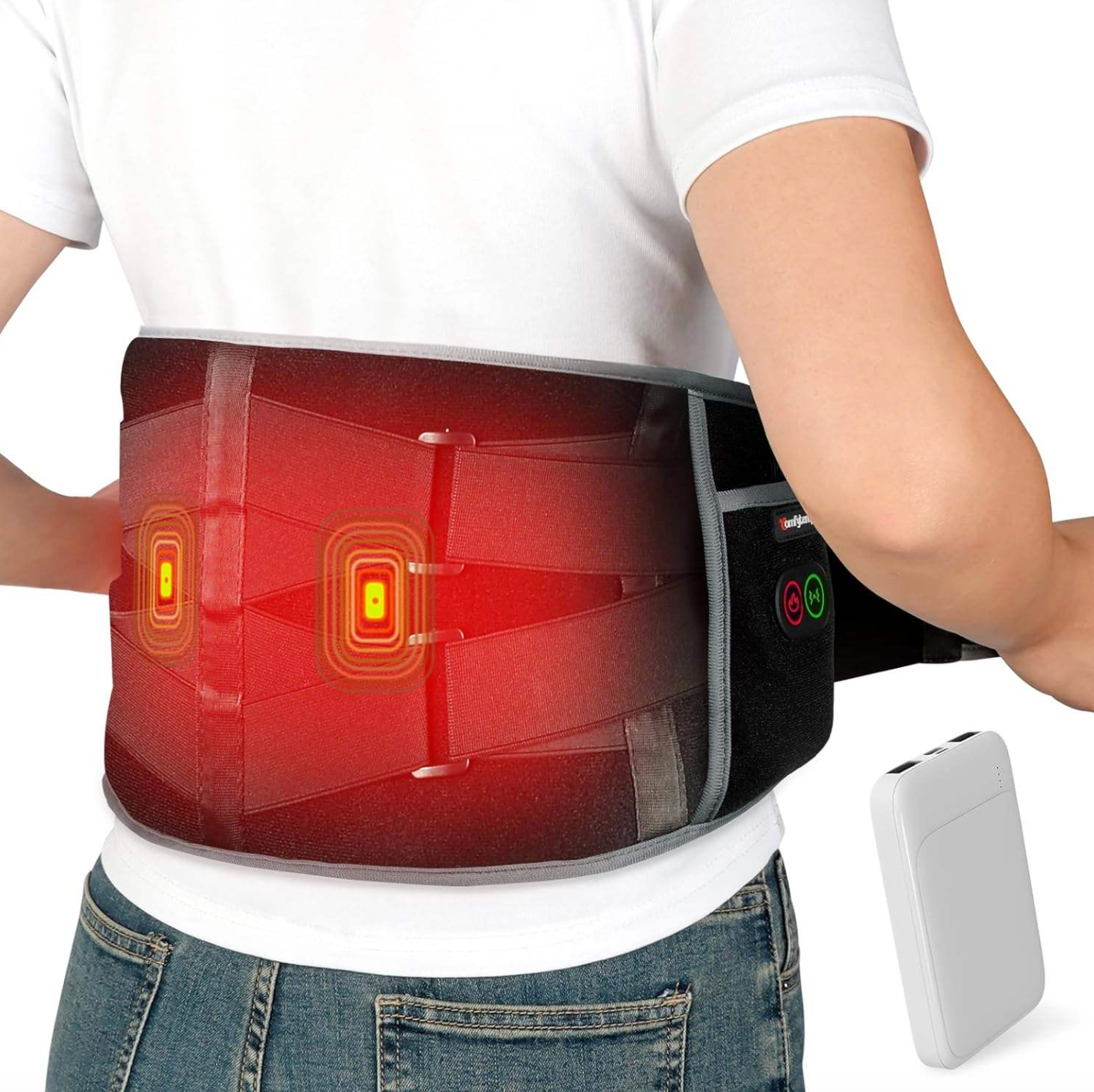 Cordless Heated Back Massager Belt