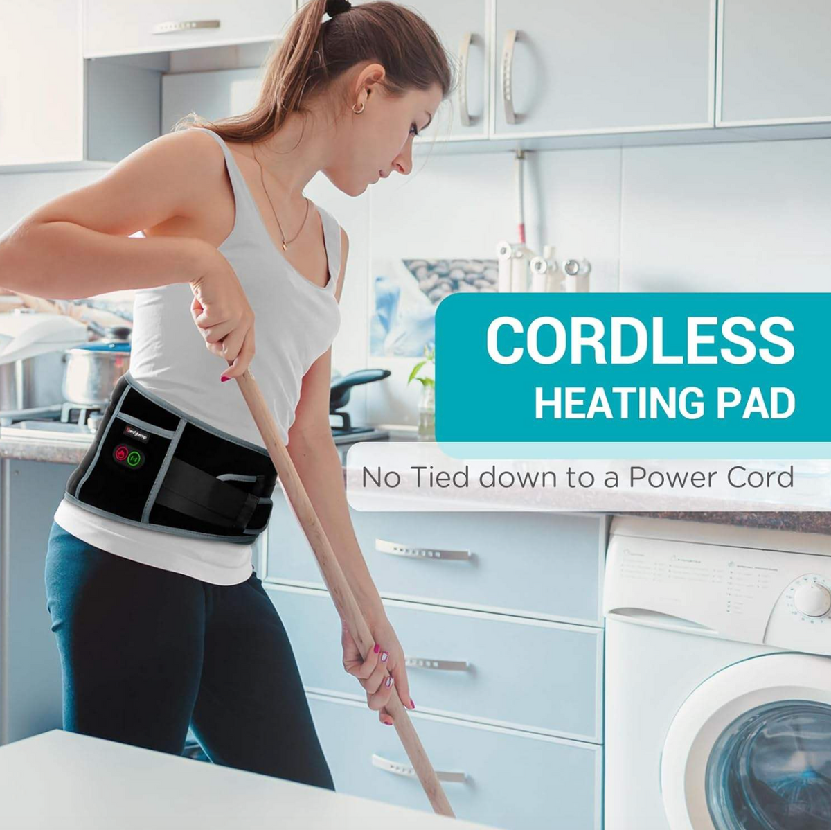 Cordless Heated Back Massager Belt