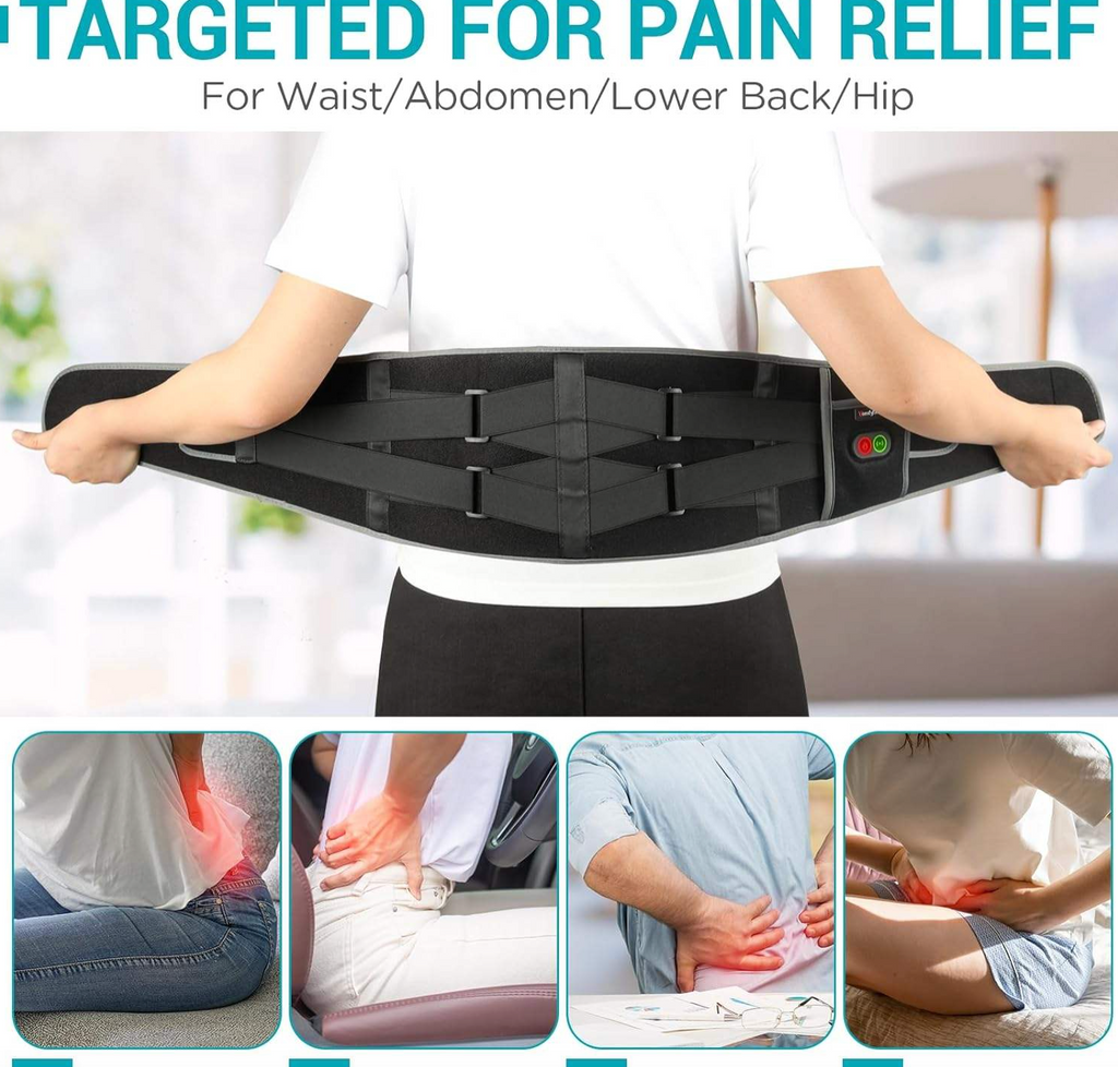 Cordless Heated Back Massager Belt