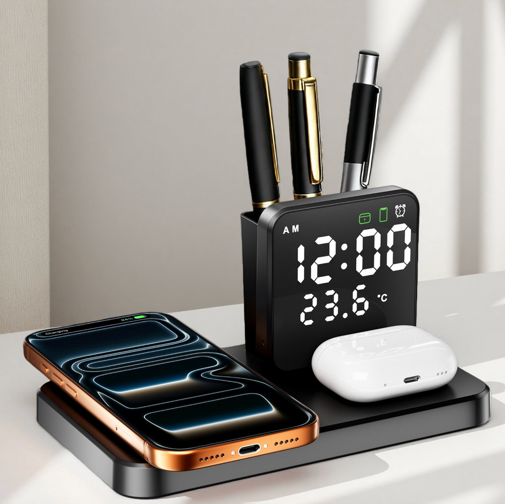 3-in-1 Magnetic Wireless Charging Station